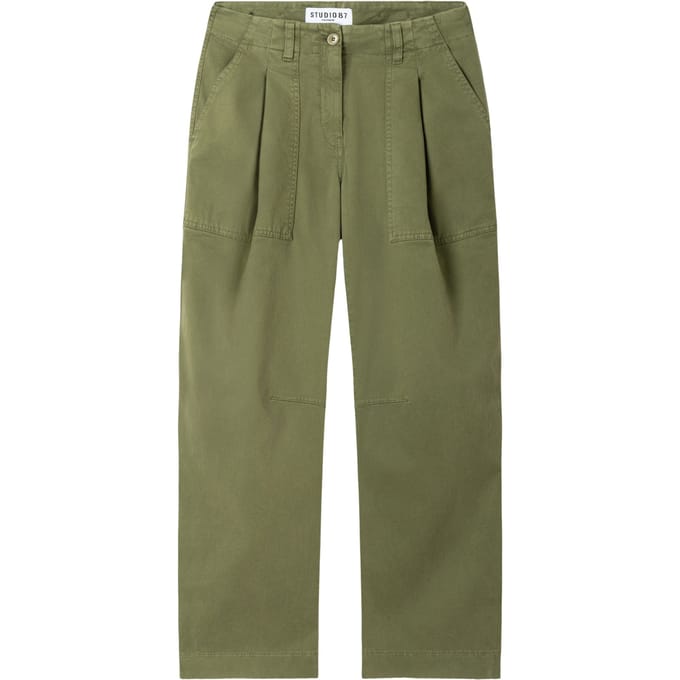 Cambio October Studio87 Pantalons Olijf 7667 X229 01
