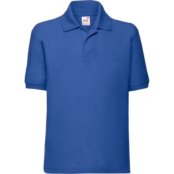 Fruit of the Loom Kinder/Kinder 65/35 Poloshirt (Koningsblauw)