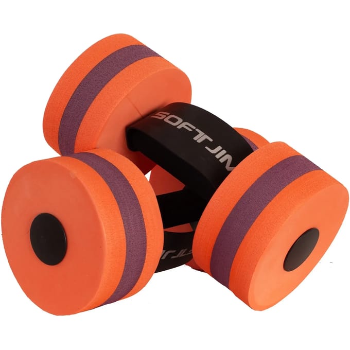 Two-colour Aquaerobics Dumbbell Set Coral/Violeta ÚNICA