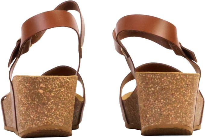Noga Laura Edge leren sandalen met sleehak