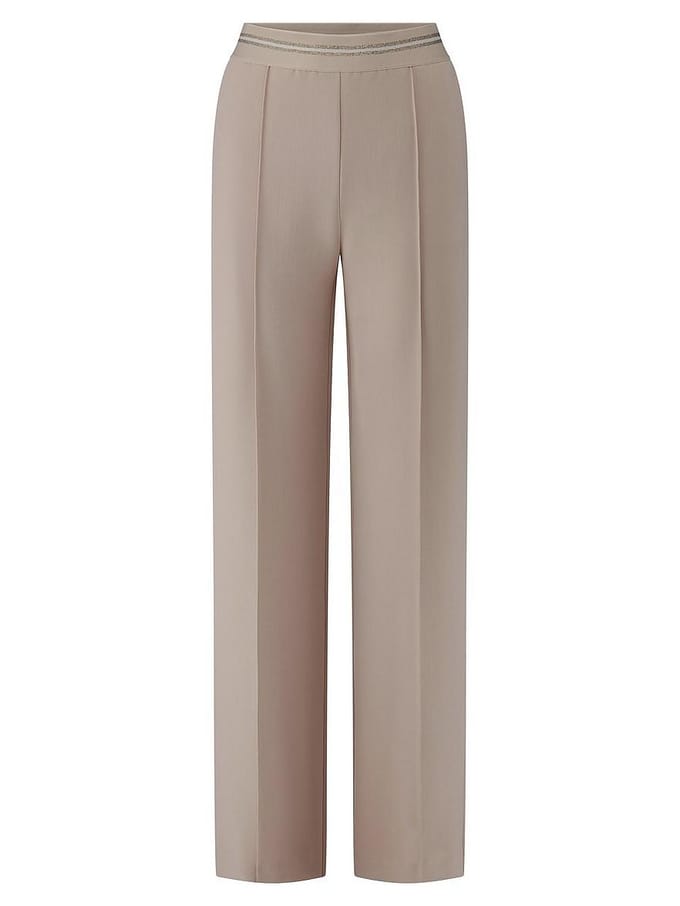 Broek pasvorm Regular Fit Van Fadenmeister Berlin beige