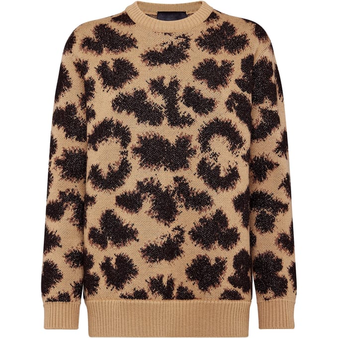 Pullover Ronde Hals Leopard