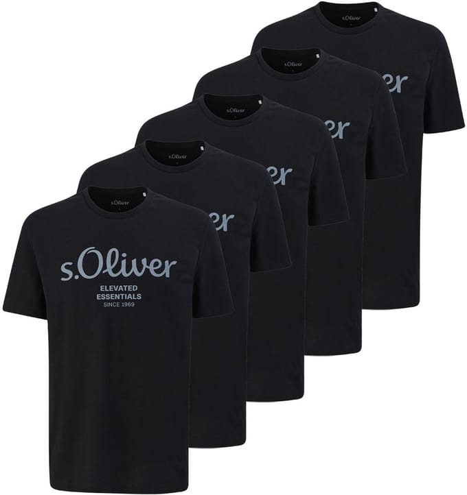 s.Oliver Heren t-shirt 5 pack Basic