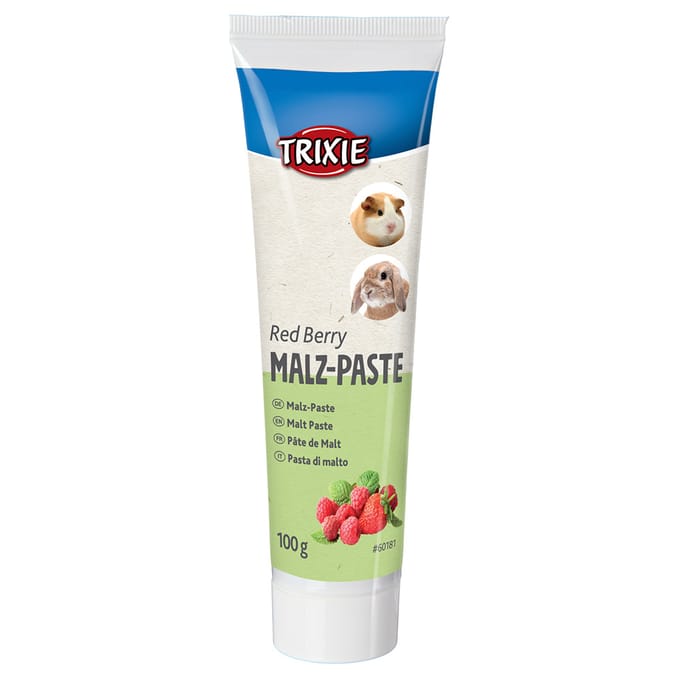 100g Trixie Malt Paste Red Berry Snack voor Knaagdieren