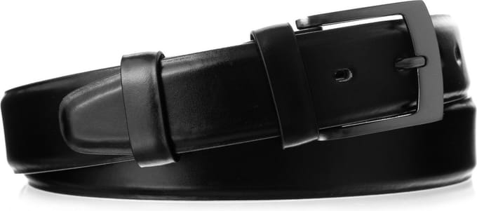 Rovicky zwart leren herenriem R-BOM-01-M