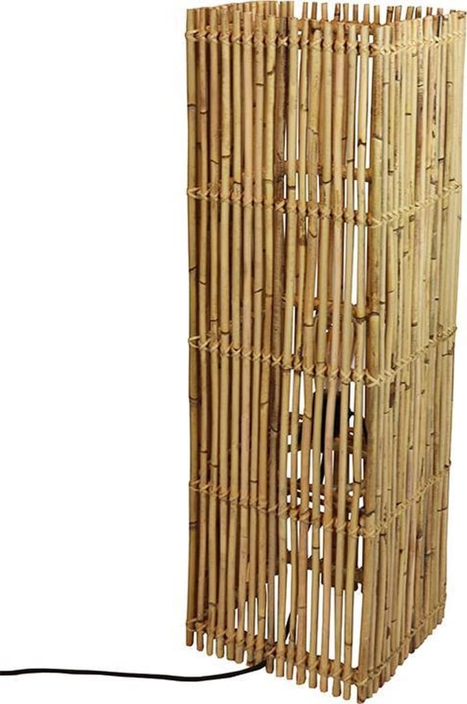 Bamboe Lamp Marie - 25x25xH80 cm