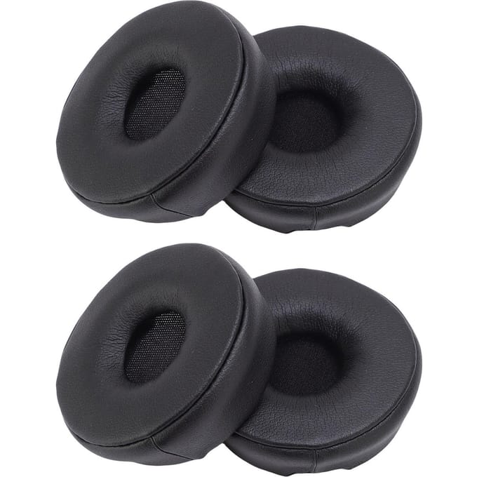 2 Paar Vervangende Oorkussens Geschikt voor Jabra Engage 55 65 75 Headset Eiwitleer Memory Foam gray