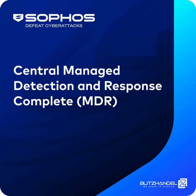 SOPHOS Central Managed Detection and Response Complete (MDR) 1 Jaar 1 - 9 Gebruiker(s)