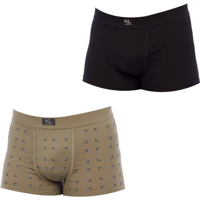 Pack-2 Boxers ademende stof KLB2 heren