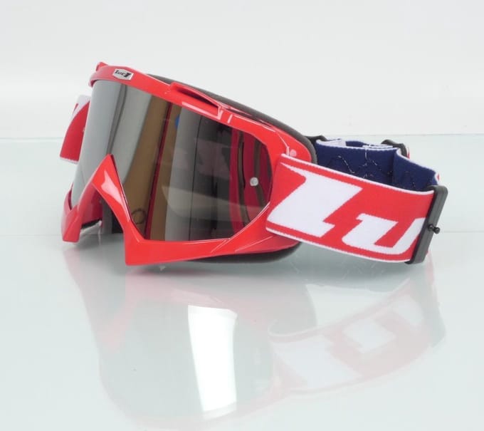 helm bril motor cross enduro piloot team luc1 rood nieuw