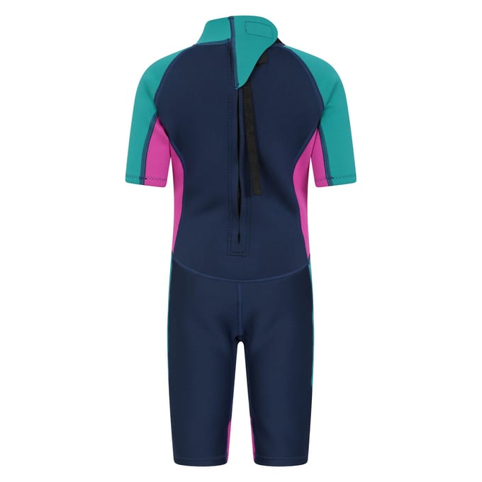 Mountain Warehouse Wetsuit met contrasterende panelen voor kinderen (Druif)