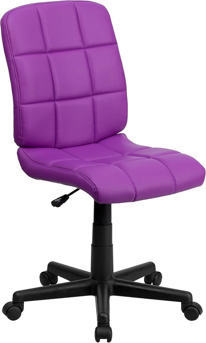 Ergonomische Zwarte Bureaustoel Middenhoog - Zwenkbaar en Verstelbaar