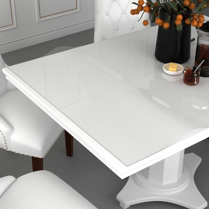 vidaXL - Tafelbeschermer - 100x60 - cm - 1,6 - mm - PVC - transparant