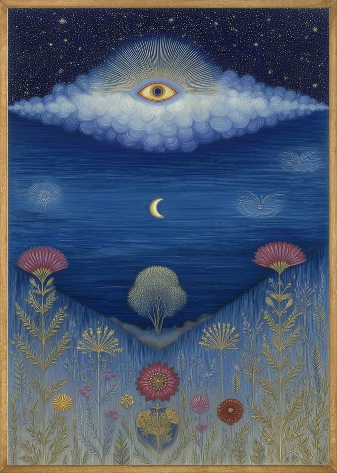De Nachtelijke Bloei Poster - 50x70 cm
