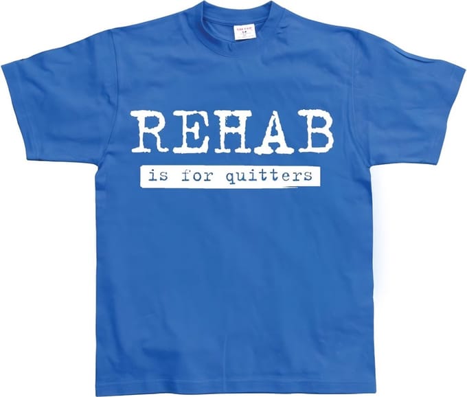 Hybris Rehab Is For Quitters Blue
