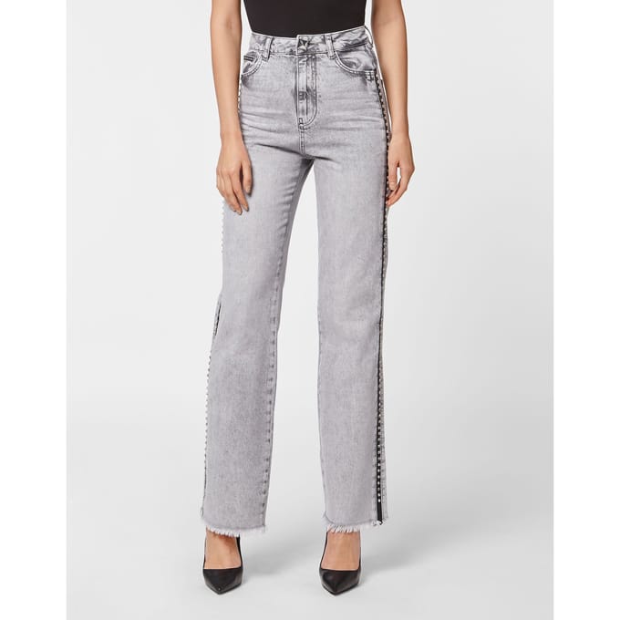 Jeans Met Wijde Pijpen