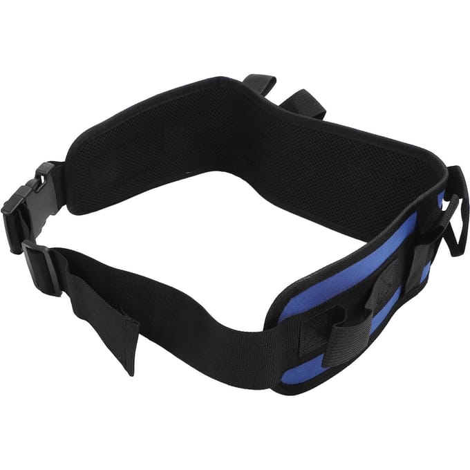 Loop Transfer Riem Lumbale Ondersteunende Lift Loopriem Hulpmiddel voor Oudere Patiënten black