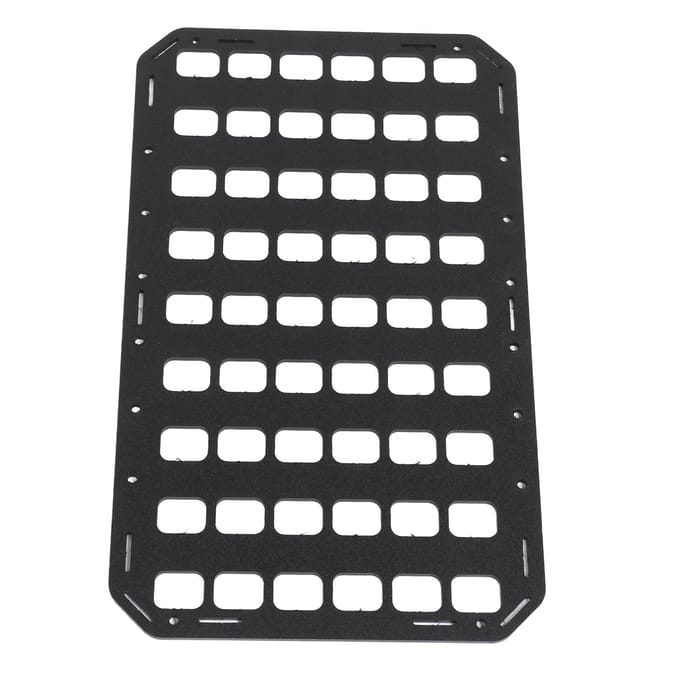 Stijf Inzetstuk MOLLE Paneel PP Draagbare Uitrusting Organizer Rugzak Uitrusting Opbergpaneel met Draag black
