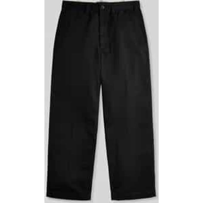 Regular fit wijdte broek van puur katoen