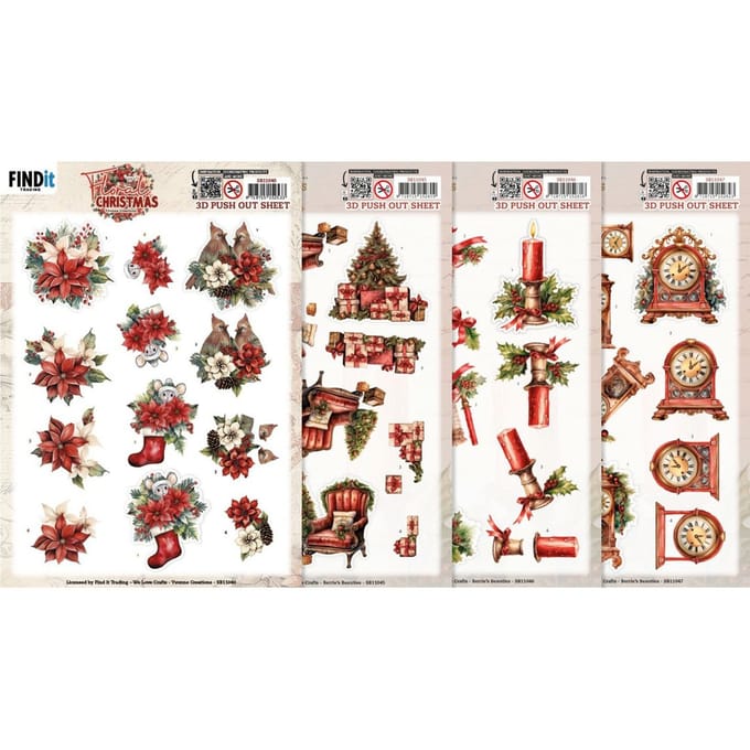 3D Stansvel set "Christmas"