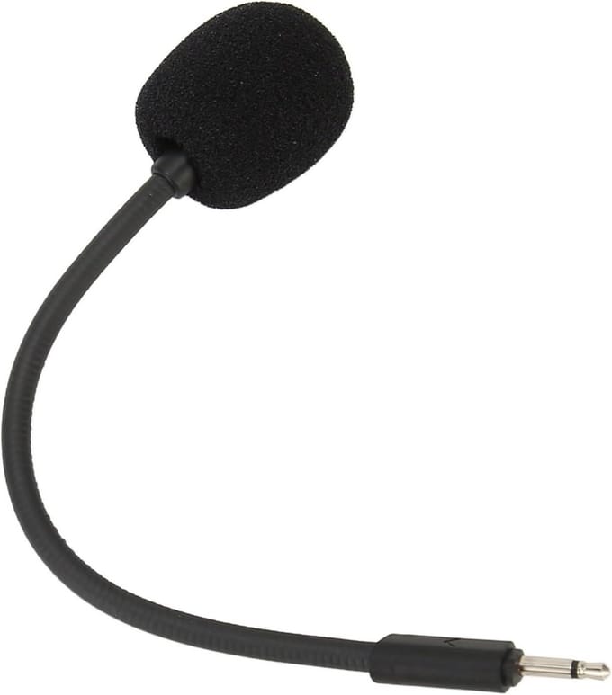 Draaibare Microfoon - Boommicrofoon Vervanging - Gaming Geluid - Hoge Gevoeligheid - 2.5 Mm Plug - Zwart