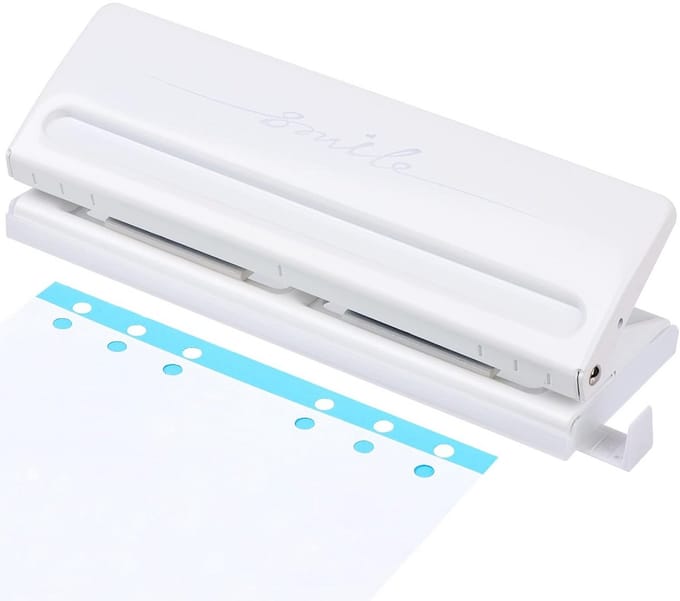 Mini Perforator Met Verstelbare Afstanden Voor Diverse Papierformaten