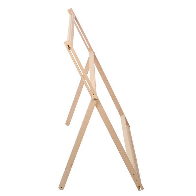 DIY Houten Handweefmachine Verstelbare Beugel Wandtapijt Wol Breigerei beige