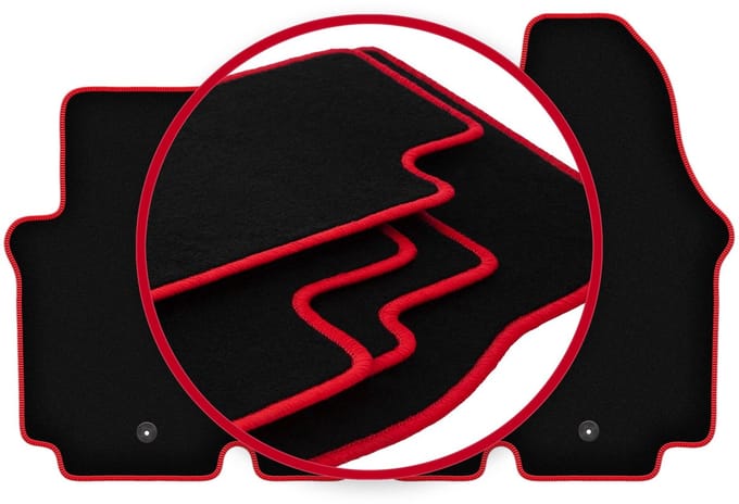 CARLUX-RED automatten voor: Renault Trafic II bestelwagen (2001-2014)