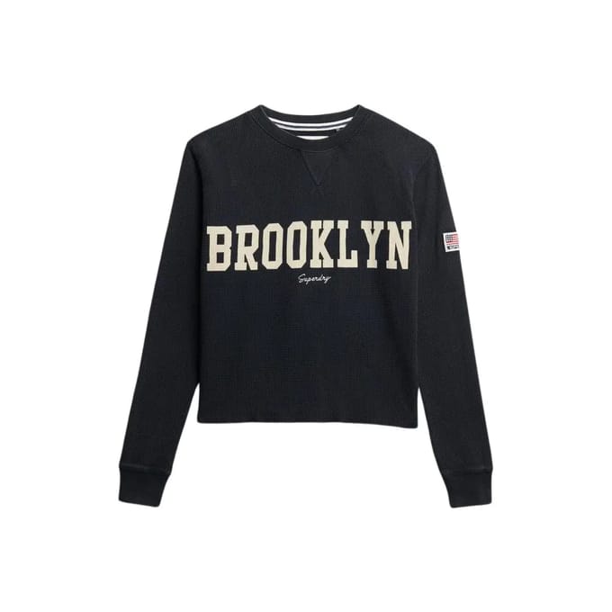 Superdry - Athletic Essential Graphic Longsleeve Top - Dames - Lange mouwen shirts