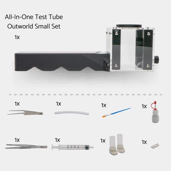 All-In-One Test Tube Outworld Small Set – Complete startset voor beginnende mierenkolonies