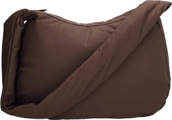 Beagles Calvia Schoudertas - Crossbody - Puffy - Lichtgewicht - Donkerbruin