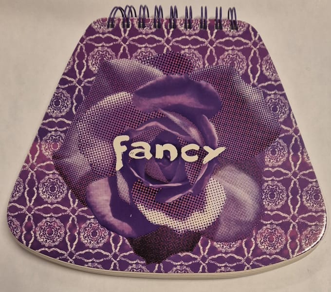 Fancy blanco notitieboek