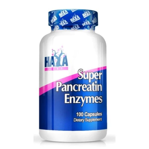 Haya Labs Enzymes super pancréatine - 100 capsules