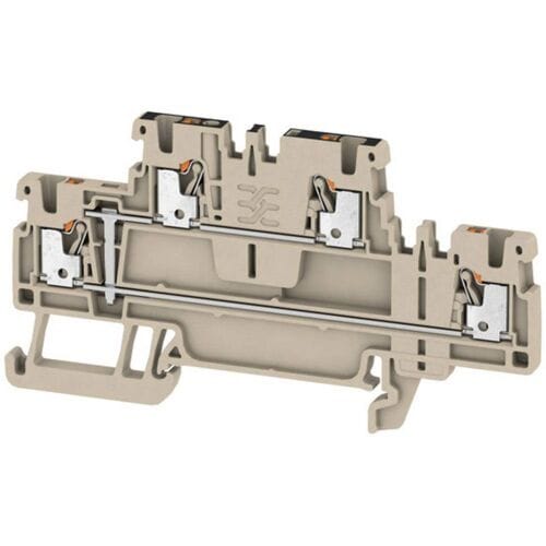 Weidmüller 2469400000 Doorgangsklem 2-etages 3.50 mm Spanveer Beige 50 stuk(s) Piece