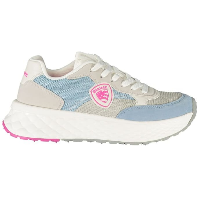 Blauer Azzurro Polyurethaan Dames Sneakers