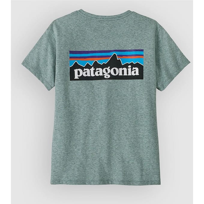 Patagonia P-6 Logo Responsibili T-Shirt blauw