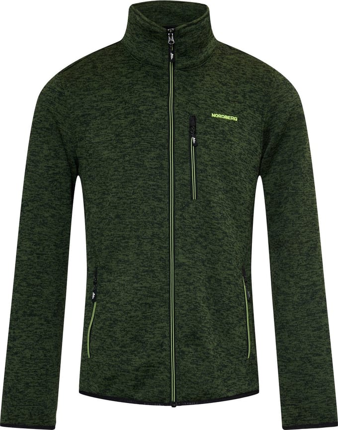Nordberg Jan Fleece Vest - Heren - Groen Melange - Maat M