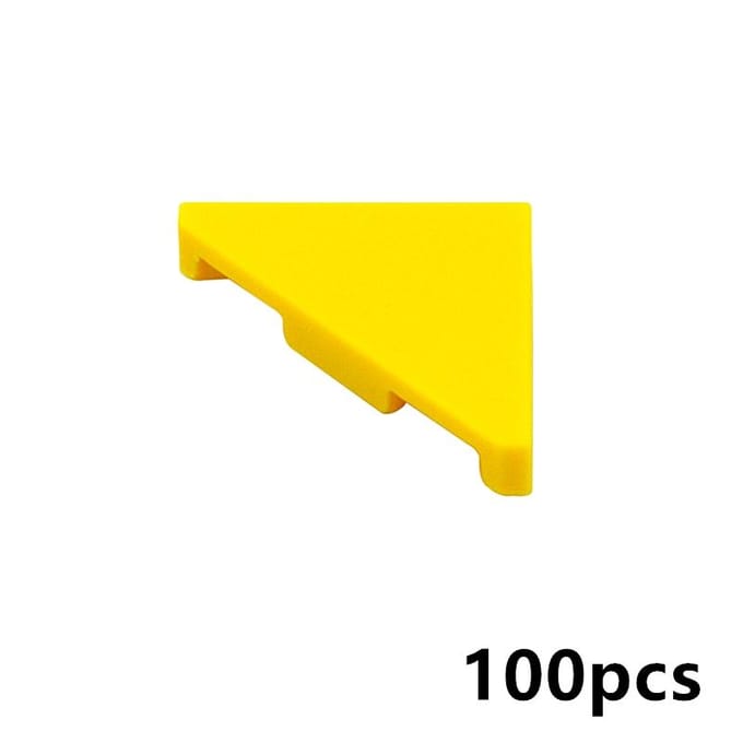 100 Pièces Briques Lisses Moc 35787 Tuile Plate Coupe à 45° Plaque Triangulaire 2 X 2 Compatible Assemblage Brique de Construction Particule Leduo Jouet Enfant