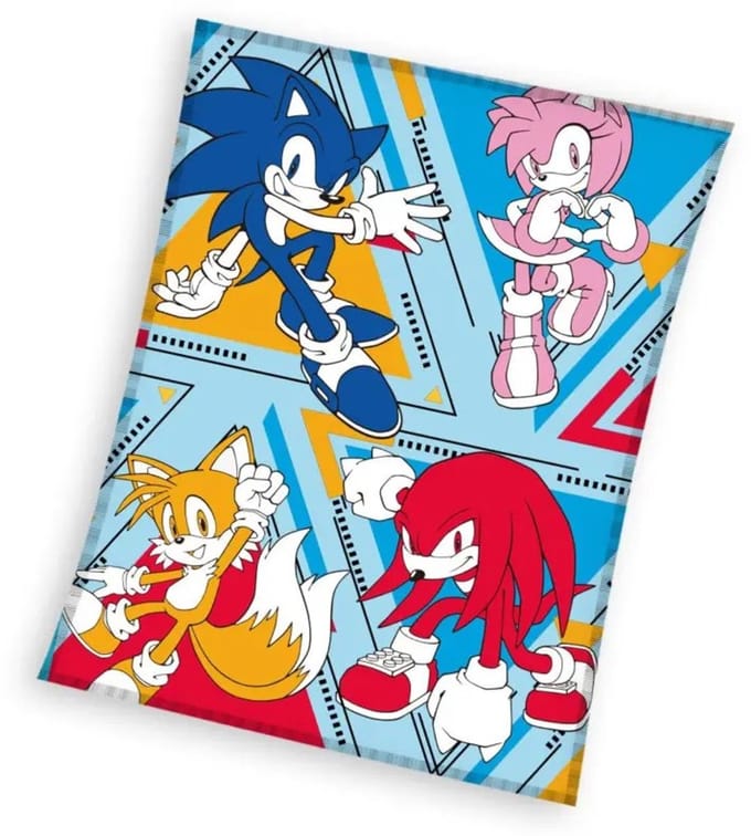 Sonic Coral fleece plaid - 130 x 170 cm