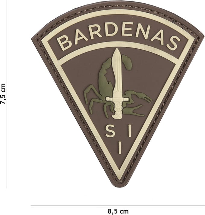 101 Inc Embleem 3D Pvc Bardenas Coyote   Bruin  20053