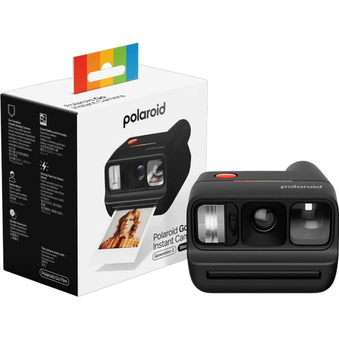 Go Camera Gen3 Black Polaroidcamera Zwart