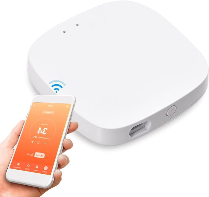 Smart Home Hub - Gateway Bridge - Apparaat Besturing - 30 Apparaten Verbinding - 7 x 6.8 cm - Wit