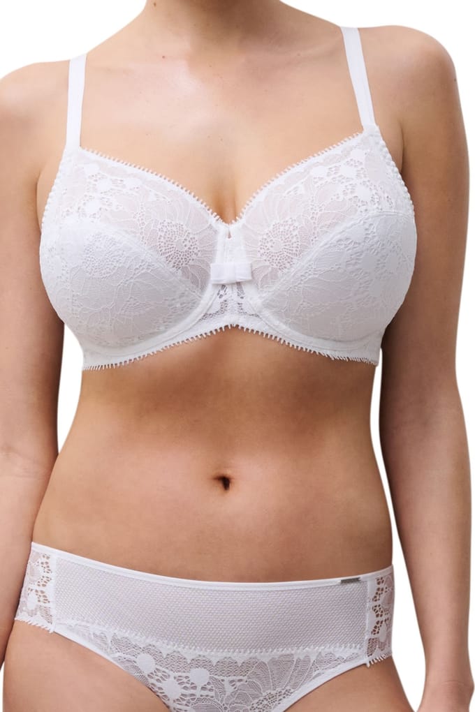 Chantelle Co Bra Underw. Very Covering White Größe: D75 | BHs Outlet | Damen | Weiß