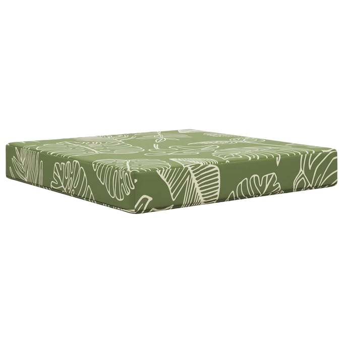 vidaXL - Buitenbankkussen - Polyester - Blad - Design - 60 - x - 60 - cm - Blad - Design