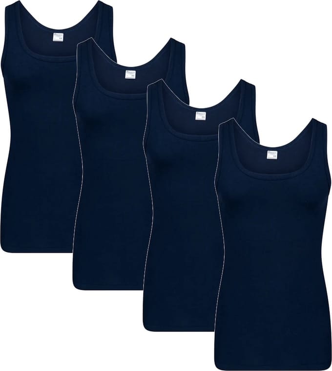Beeren heren hemd - 4-pack - maat M - marine