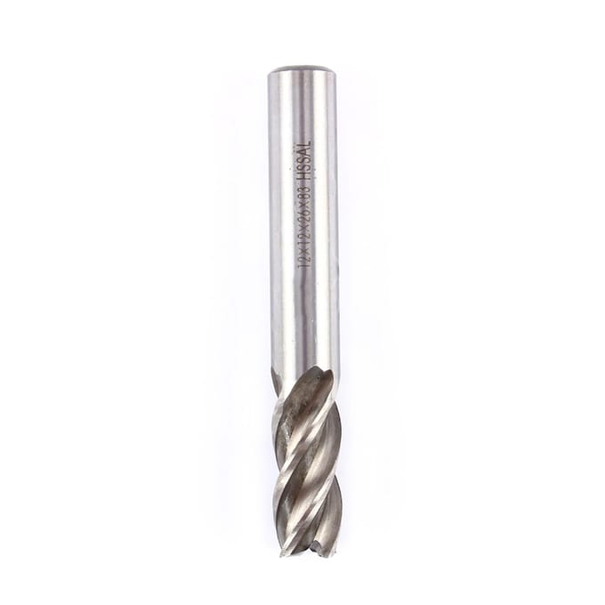 Hoge Kwaliteit 12mm HSS CNC Rechte Schacht 4 Snijvlakken Vingerfrees Freesboor
