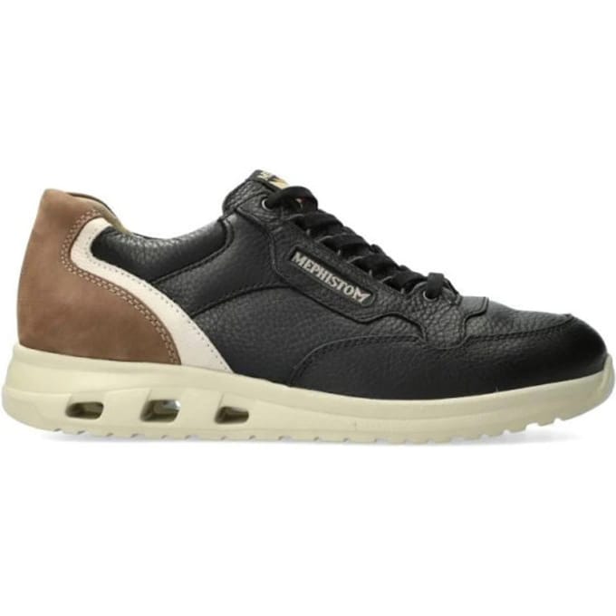 Mephisto Jansen - heren sneaker - Zwart - maat 42 (EU) 8 (UK)
