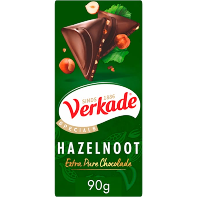 Extra puur/hazelnoot chocoladereep