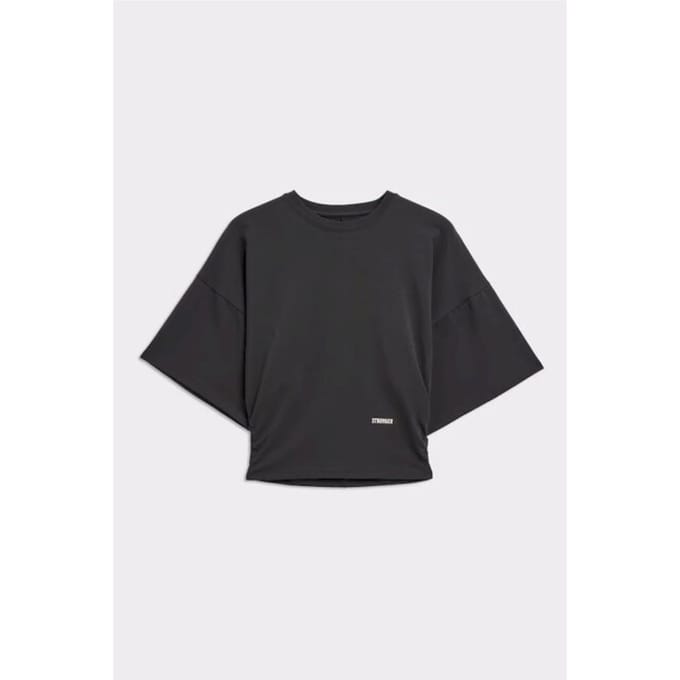 STRONGER - wide sleeve tee - Training t-shirt korte mouw dames - Antraciet
