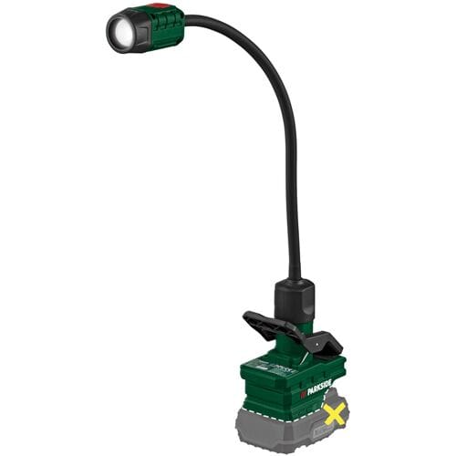 PARKSIDE Accu-klemlamp 20 V, zonder accu en lader (Spotlight)